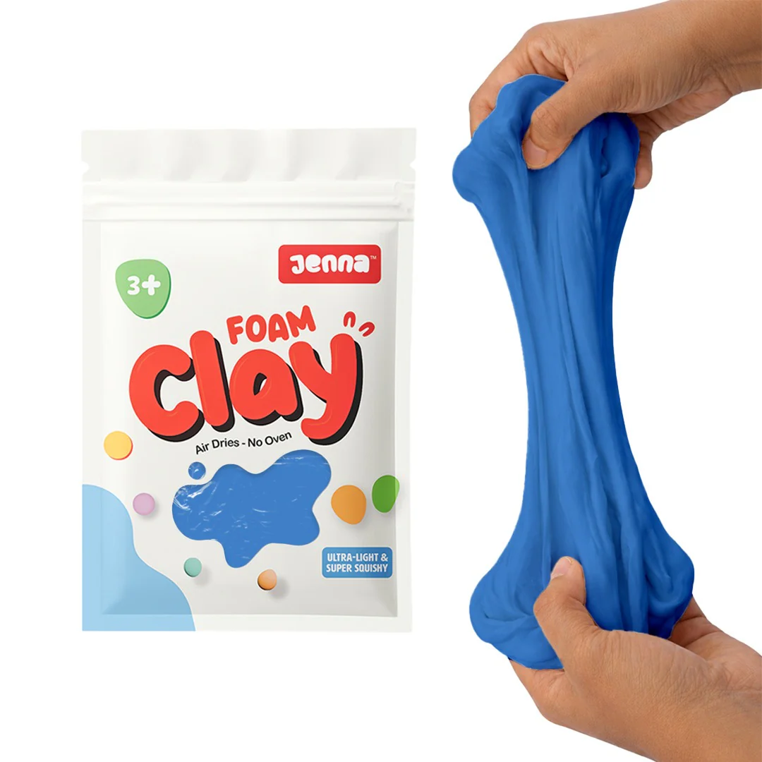 Jenna Foam Clay (100g) , Soft, Air-Drying Modeling Clay for Kids & Crafters, Non-Sticky, Easy to Mold, Ideal for DIY - Image 10